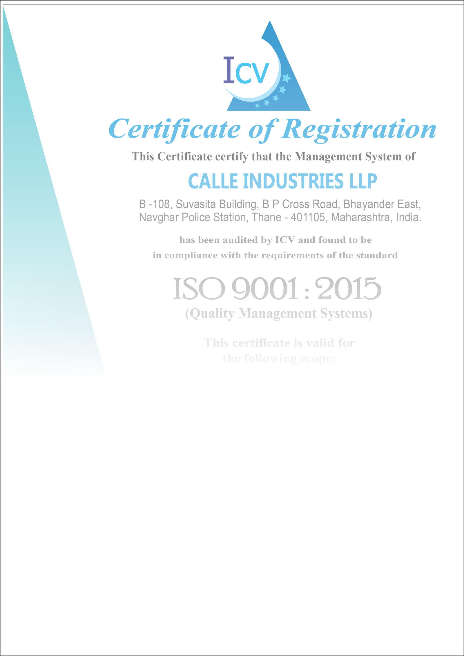 Certificate 1